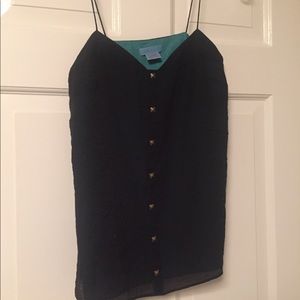 Black Top with stud accents